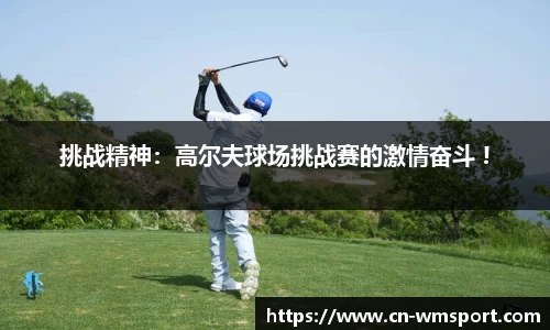 挑战精神：高尔夫球场挑战赛的激情奋斗 !