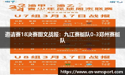 邀请赛18决赛图文战报：九江赛艇队0-3郑州赛艇队