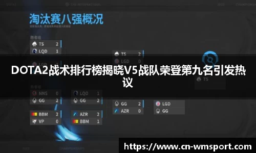 DOTA2战术排行榜揭晓V5战队荣登第九名引发热议